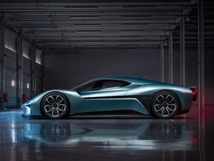 The Nio EP9 has broken two separate speed records. The first was on the 13-mile Nordschleife circuit at the Nürburgring in Germany, where it set a lap record of 7 minutes and 5.12 seconds.