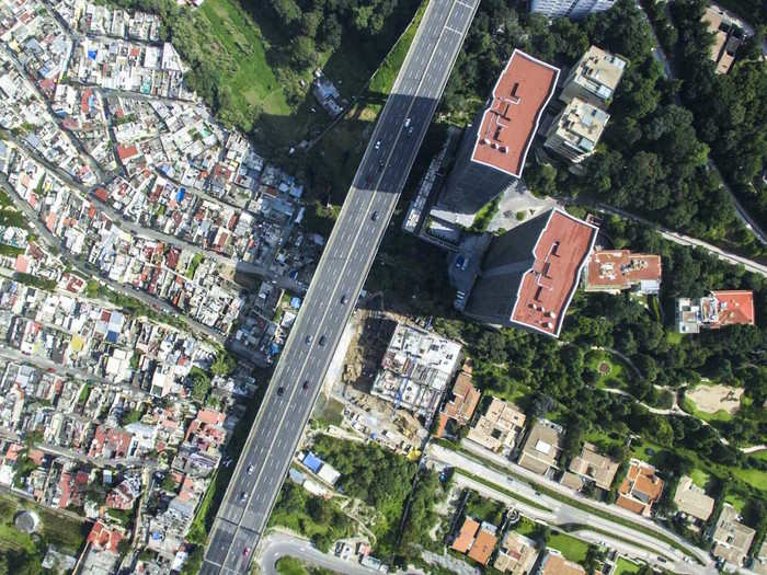 There are reminders of its ancient history in street names and festivals. But in many ways, Mexico City is not unlike many US cities, with its triple-decker highways and skyscrapers.