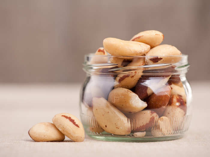 Brazil nuts and nutmeg