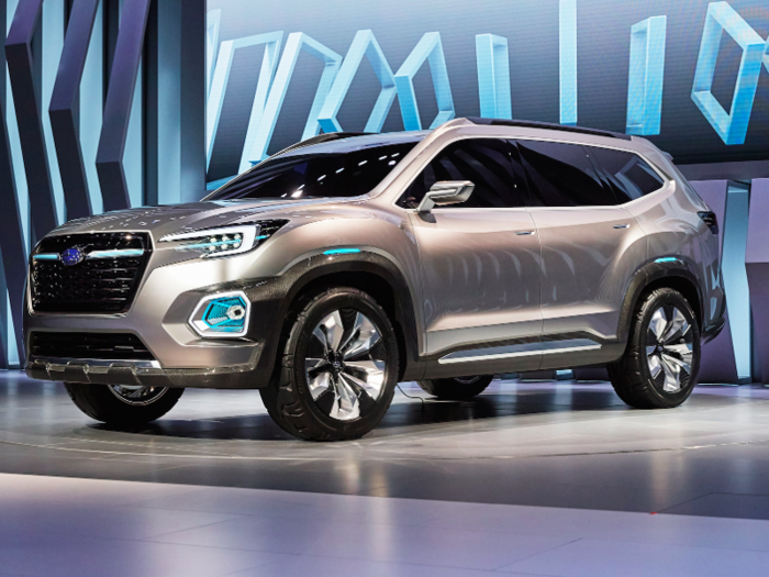 25. Lastly, Subaru unveiled a new SUV concept, dubbed the VIZIV-7, in November. The car will serve as the foundation for a three-row production model coming to the North American market in 2018.