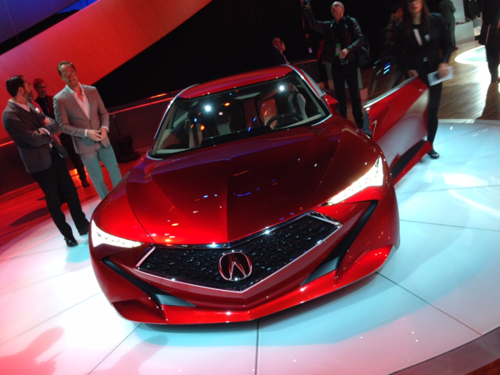 24. Acura showed off its Precision Concept at the Detroit Auto Show earlier this year. The concept, with its long silhouette, is meant to guide the future Acura designs.