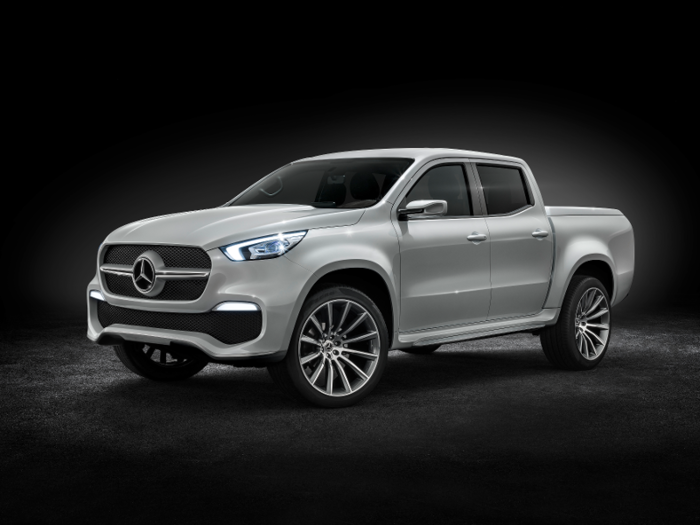 23. Mercedes showed off two versions of its X-Class concept truck in October. The one pictured here is dubbed the "Stylish Explorer" and comes with 22-inch wheels and a luxurious interior with wood and aluminum accents.