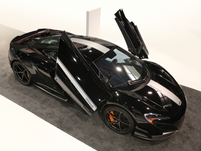 8. McLaren unveiled a stunning concept car called the 675LT JVCKENWOOD at the Consumer Electronics Show.