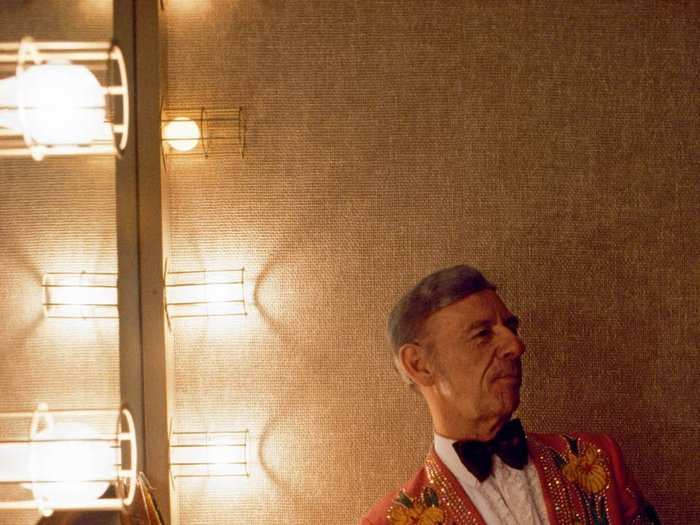 Tennessee, 1978: Relaxed and ready, the country star Hank Snow waits backstage at the Grand Ole Opry in Nashville, the Tennessee Capital and "Music City, U.S.A."