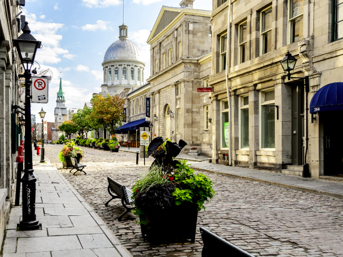 14. Montreal – 75.6: The Canadian city ranks fourth in the world for its business environment and eighth for food security, according to the EIU, making it one of the safest places in the world to live.