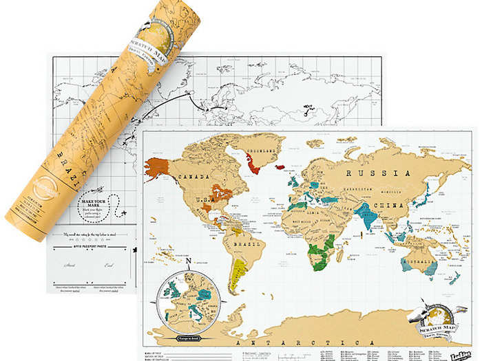 Travel Scratch Map, £9.99