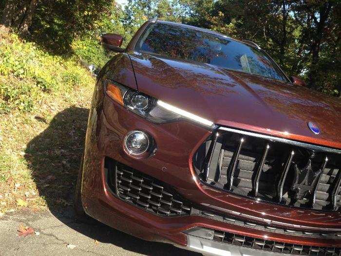 The design is aggressive, but in creating an SUV, Maserati worked hard to avoid compromising the essential sexiness that its cars have always projected. The airy grille might bother some: you can see right through to the fins.