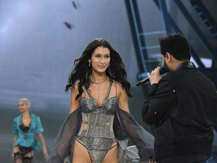 No one could handle this look between exes Bella Hadid and The Weeknd.