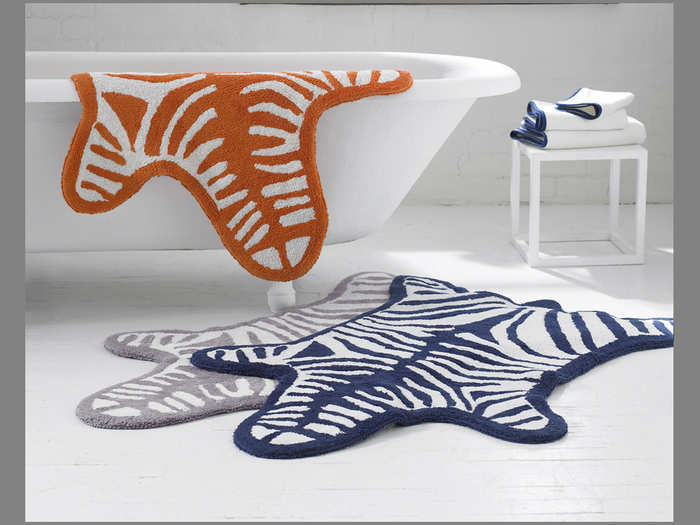 Zebra Reversible Bathmat