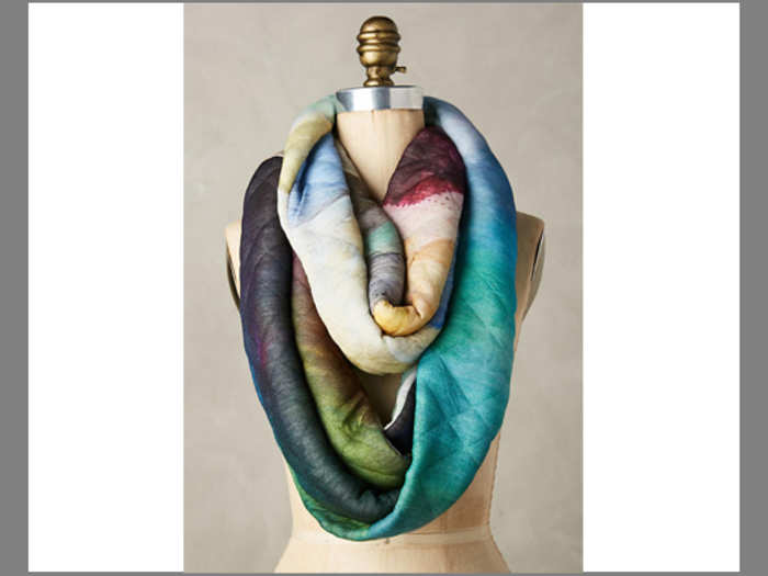 Cozy and colorful scarf