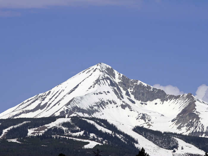 Ski or board over 3,800 acres at Big Sky Resort in Montana, and learn why the state is called "Big Sky Country."