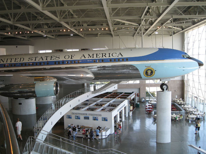 Which why the plane can now be found at the Reagan Presidential Library.