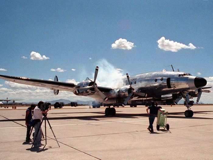 That year, a Lockheed Constellation — christened "Columbine II" after the state flower of Colorado — took over the presidential flying duties. In 1953, an air traffic controller confused the airplane carrying President Eisenhower with an Eastern Airlines flight using a similar call sign. The incident helped bring about the use of the designation "Air Force One."