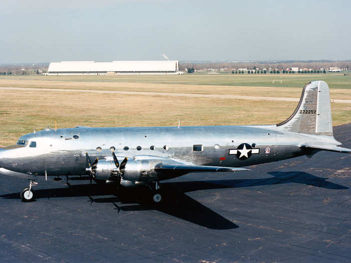 The first aircraft to be custom built for presidential use is a Douglas VC-54C nicknamed "Sacred Cow." The Sacred Cow famously transported Roosevelt to the Yalta Conference.