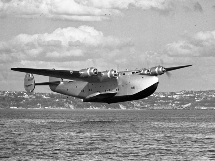 Instead, the first official Presidential flight took place on January 14, 1943 when FDR crossed the Atlantic Ocean in a Boeing 314 Clipper— similar to the one pictured below — on a trip to Casablanca, Morocco.