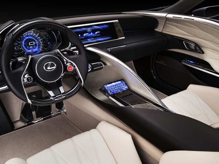 The car comes with high-tech perks like a display that can be controlled with simple hand gestures.