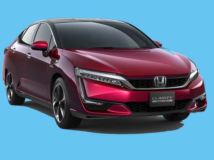 2. Honda will begin leasing its fuel-cell car, the Honda Clarity, in California by the end of 2016.