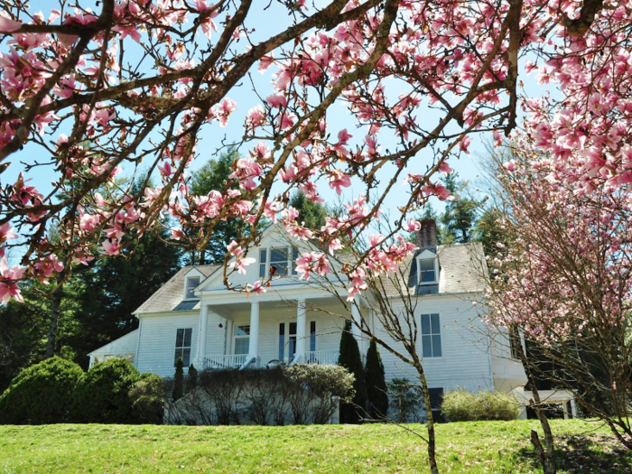 The home of American poet Carl Sandburg sits just under an hour outside of Asheville,  and reflects the feeling of tranquility communicated through his work.