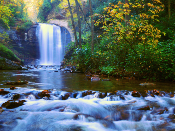 Nature lovers will enjoy Pisgah National Forest, which is home to scenic waterfalls, wildlife, hiking trails, and camping sites.