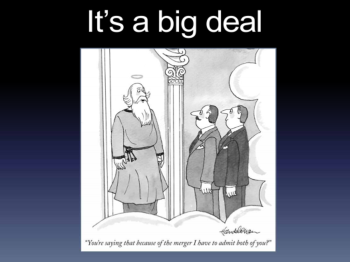 This deal is the largest all‐cash takeover on record, and with a headline price of 28 times earnings, the purchase doesn’t seem cheap.