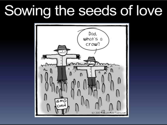 The value of agriculture is shifting from land and labor to technology.  This is where Monsanto and its intellectual property dominates.