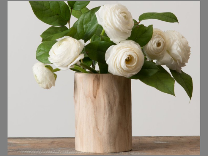 Log vase