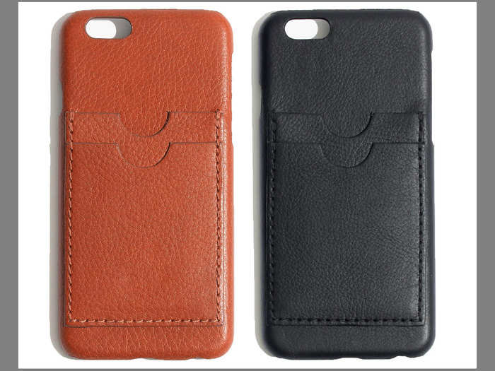 Leather phone case