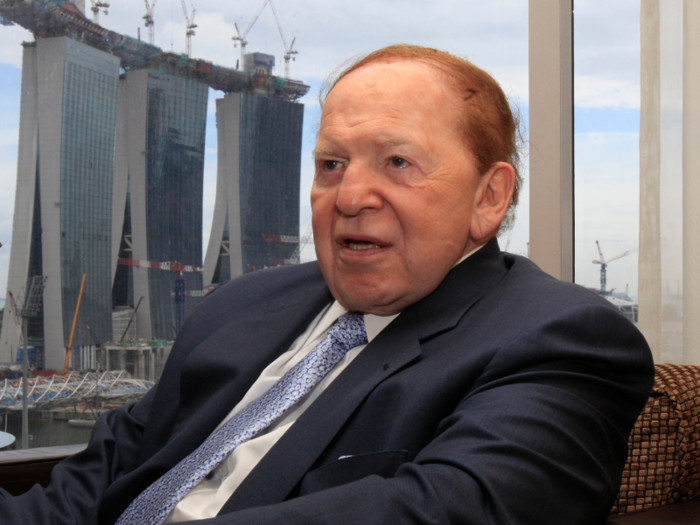 “I never thought about becoming wealthy. It never crossed my mind. What really motivated me was to try to accomplish something.” —Sheldon Adelson, chairman and CEO of Las Vegas Sands Corporation