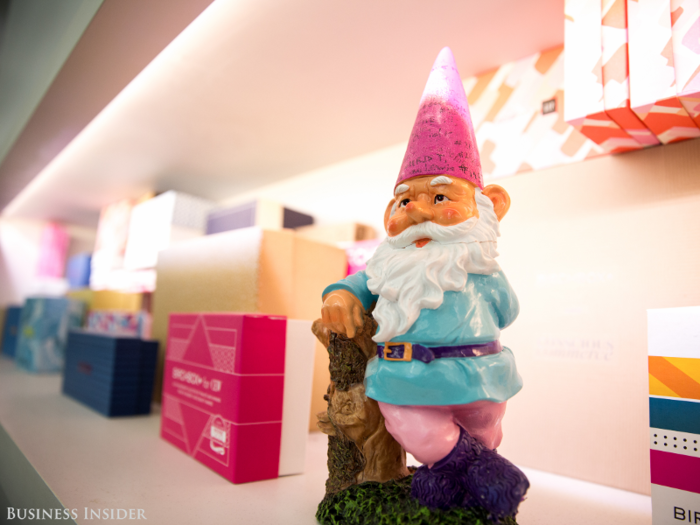 Gnomes are pretty much ubiquitous around Birchbox