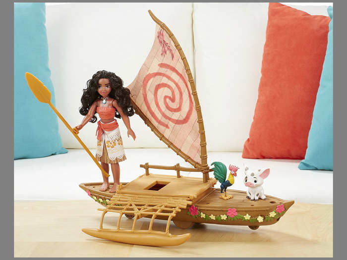 Moana Starlight Canoe & Friends Set