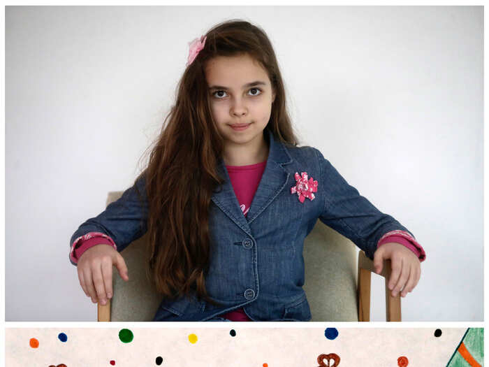 Dana is 10 and lives in Riga, Latvia. She is hoping for a pair of pajamas that match the ones her best friend, Felicita, has.