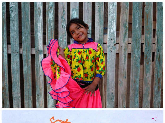 Four year old Alicia is part of the indigenous community of Tarahumara in Ciudad Juarez in Mexico. She wishes for a winter jacket for herself and clothes for her cousins.