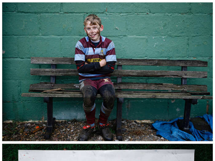 Eleven-year-old William plays rugby in is hometown of Oadby, England, so he