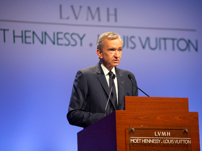 5 (7). Bernard Arnault, LVMH — Arnault is in charge of one of the world