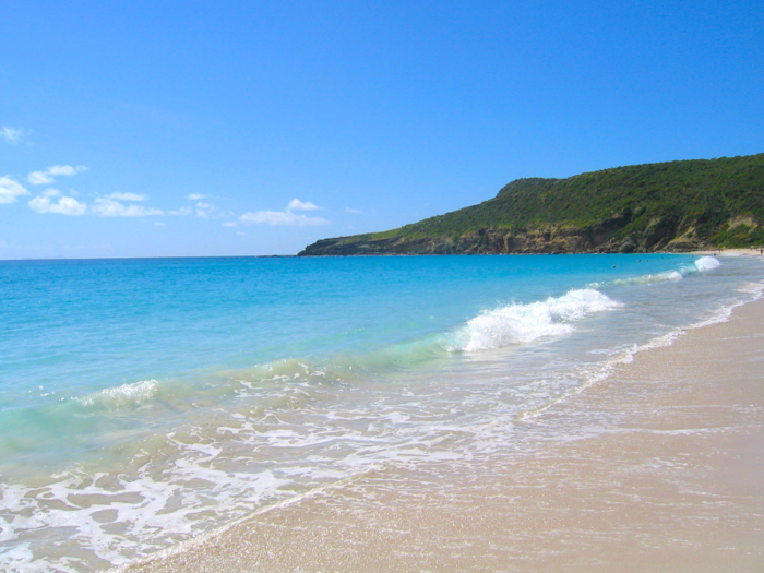 The Caribbean island is home to stunning beaches, most of which remain crowd-free even during the peak season. Some of the best ones, including Saline Beach and Colombier Beach (generally visited by boat), offer miles of white sands and peace and quiet.