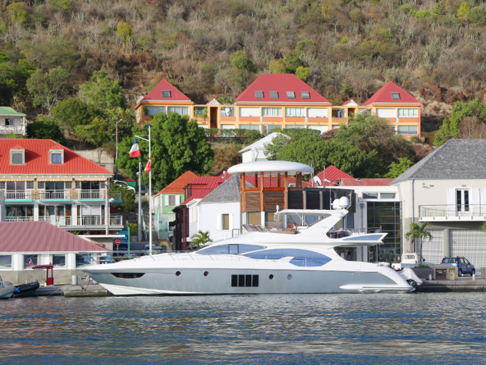 Yachts are a common form of travel here, and celebrities can often be seen mooring their personal ships on the island.