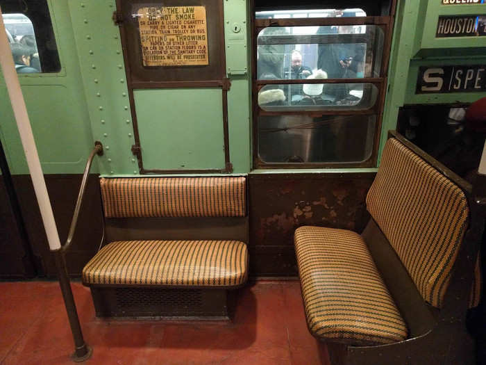 It was full of the same adorably-designed seats: