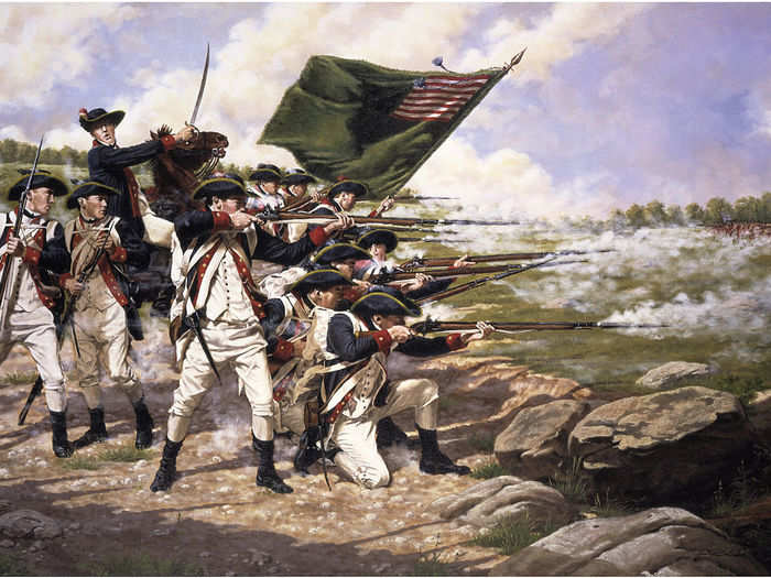 Many shots were fired during the 1776 Battle of Brooklyn — the largest battle in the American Revolution. British forces stormed upon Brooklyn and Long Island, hoping to capture NYC and the Hudson River from George Washington