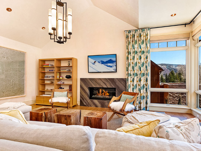 You and your eight closest friends can stay at this vacation rental a mile away from Aspen Mountain.