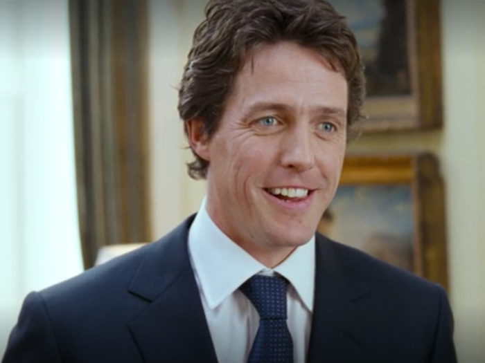 Hugh Grant was the charming new Prime Minister who fell in love with one of his staff members just days into the new gig.