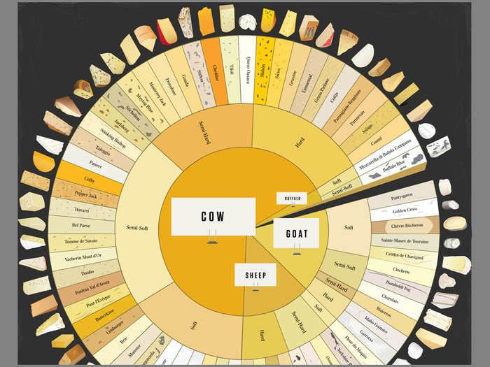 Cheese Wheel Chart