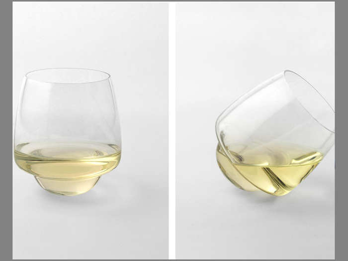 No-spill Wine Glasses