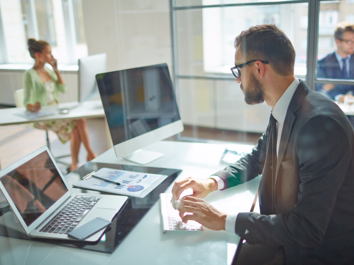 Move your work desk near a window.