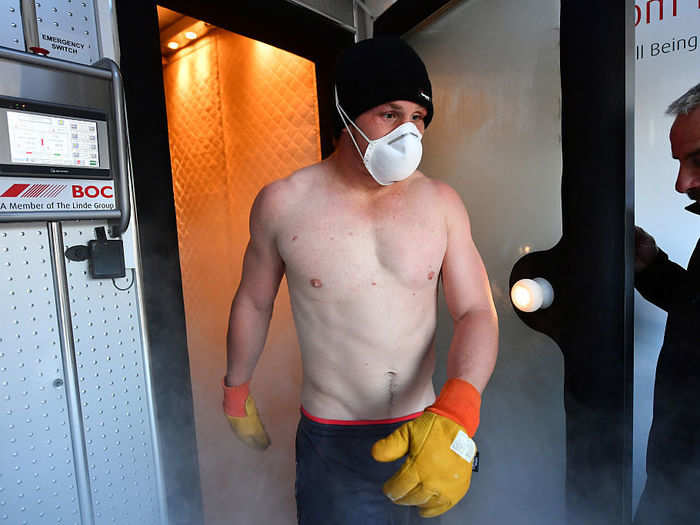 Ronaldo is also a fan of cryotherapy, where the body is subjected to temperatures as low as minus 264 degrees Fahrenheit to help muscles recover and to heighten his alertness.