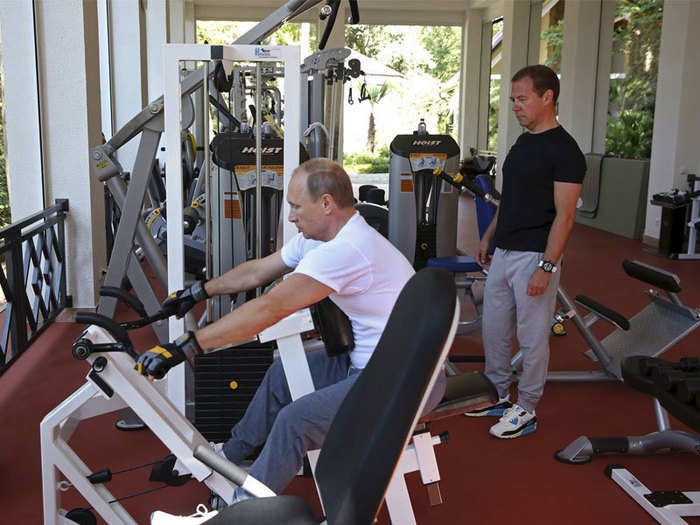 Putin is a fitness freak