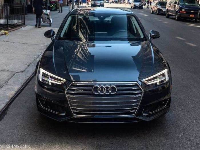 Up front, Audi