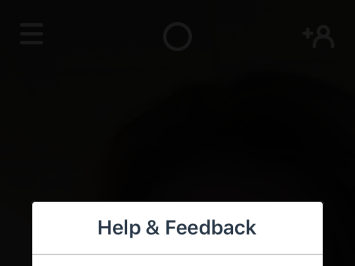 If you run into any technical issues with Houseparty or simply want to make a suggestion, all you have to do is shake your phone. This prompt will pop up, which allows you to give the company immediate feedback.