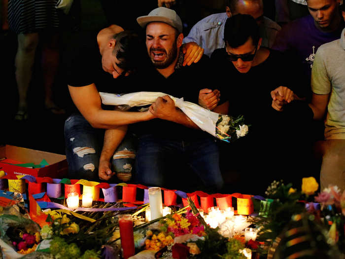 49 people were killed after a gunman inspired by ISIS went on a shooting rampage inside Pulse nightclub in Orlando, Florida. The tragedy sparked an outpouring of grief from the global LGBT community and vigils were held in cities around the world.