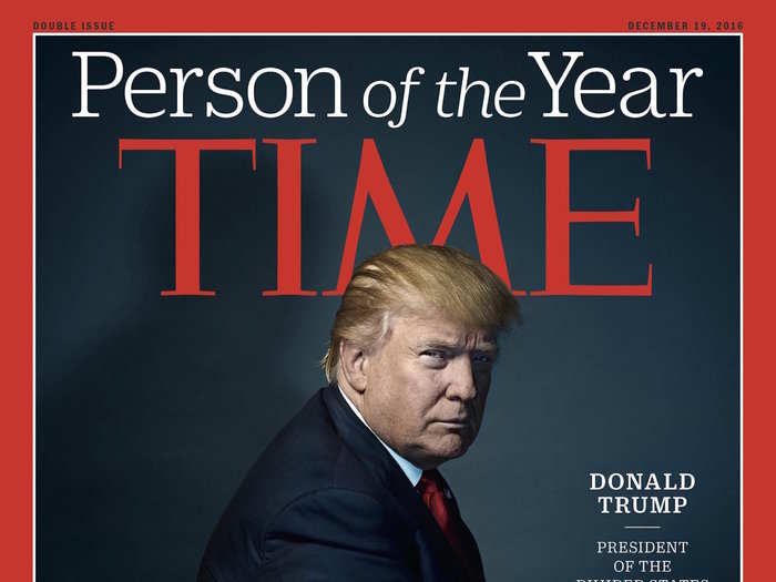 After one of the ugliest elections in American political history, Donald Trump won the title of Time magazine