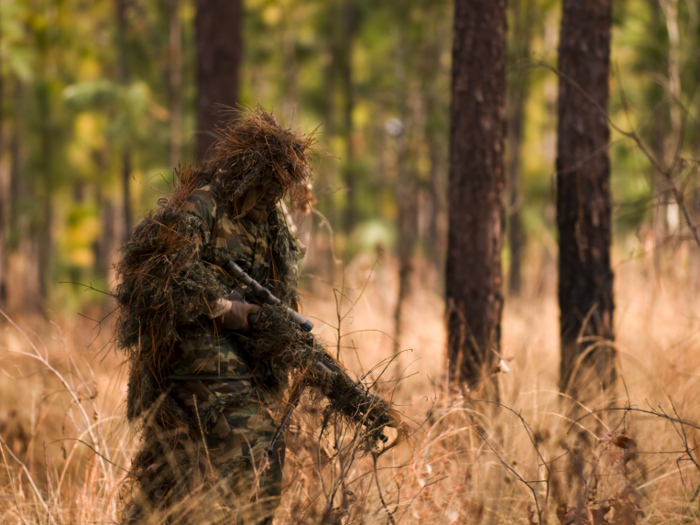 The US gives some of its special forces soldiers advanced training as snipers.